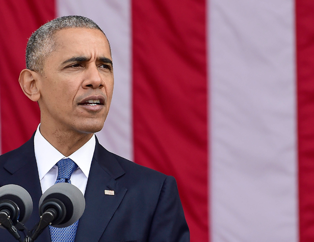 Obama llama a la reconciliación en un mensaje para los veteranos de guerra