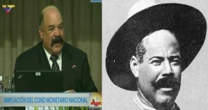 El look “Pancho Villa” que lució Merentes para presentar los nuevos billetes del cono monetario (FOTO)