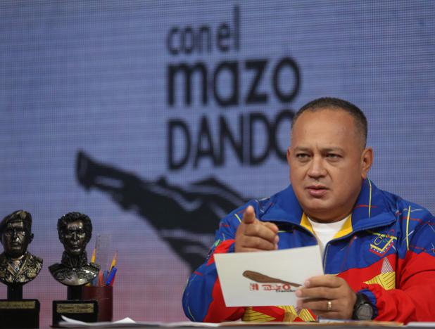 Cabello se burla de la lesión del diputado Freddy Guevara (Video)