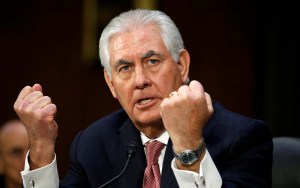 Nombramiento de Tillerson como secretario de Estado espera confirmación del Senado