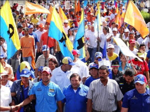 En Bolívar oposición marchó al CNE  para exigir elecciones regionales