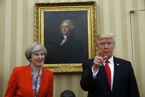 Theresa May, primera líder extranjera recibida por Trump en la Casa Blanca (fotos)