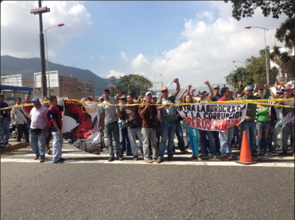 Protesta trabajadores