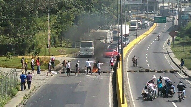 panamericana protesta