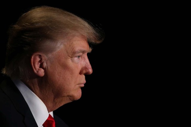 U.S. President Donald Trump attends the National Prayer Breakfast event in Washington, U.S., February 2, 2017. REUTERS/Carlos Barria