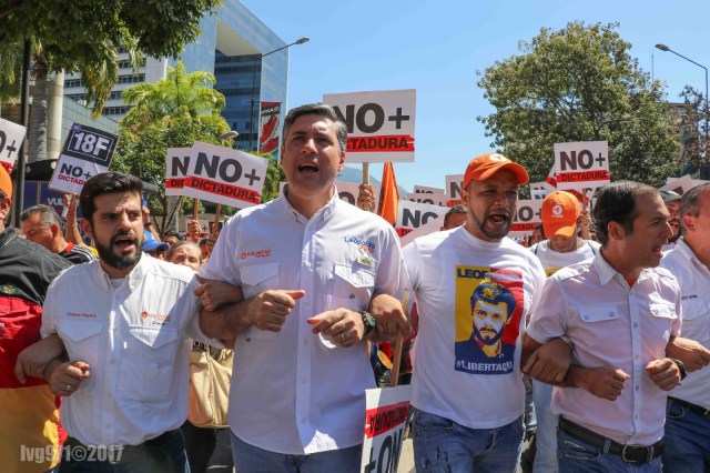 El concejal del municipio Chacao, Alfredo Jimeno