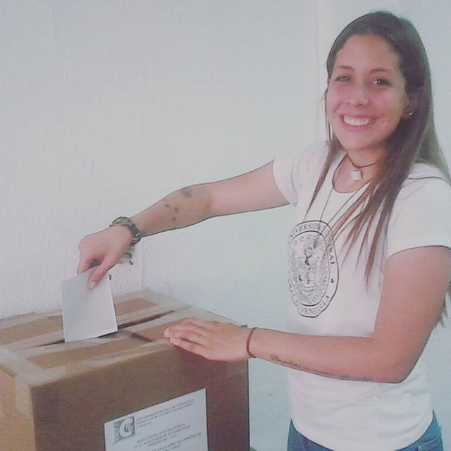 Rafaela Requesens ganó la presidencia de la FCU de la UCV