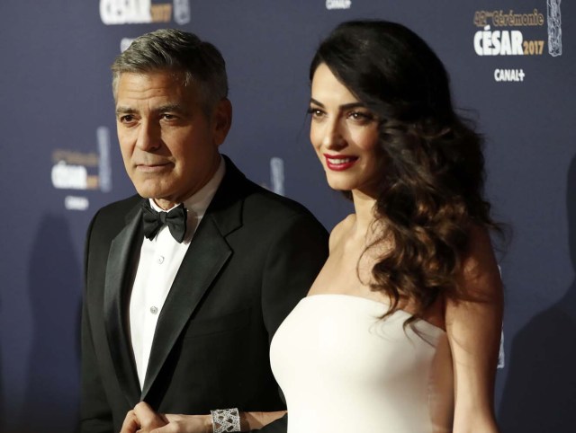 George y Amal Clooney (Foto: Reuters)