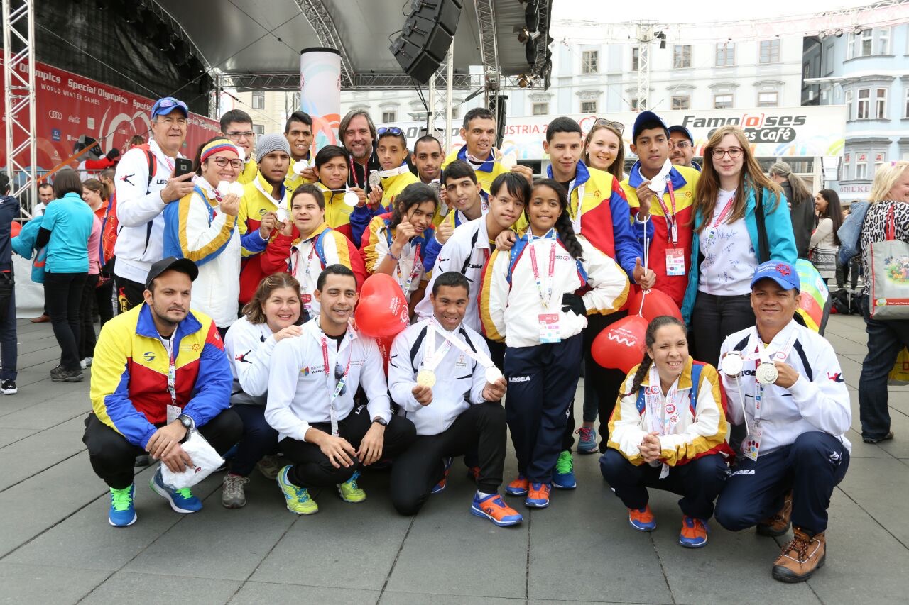 Olimpiadas Especiales Venezuela vuelve a casa con 16 medallas de los Juegos Mundiales, Austria 2017