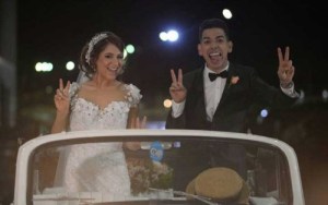 Se casó el humorista venezolano Javier Romero