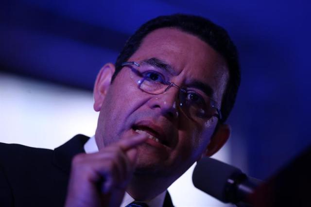 Jimmy Morales, presidente de Guatemala (Foto: EFE)