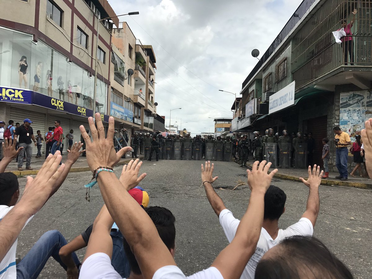 Así se reporta el plantón en el estado Cojedes este #24A (fotos)