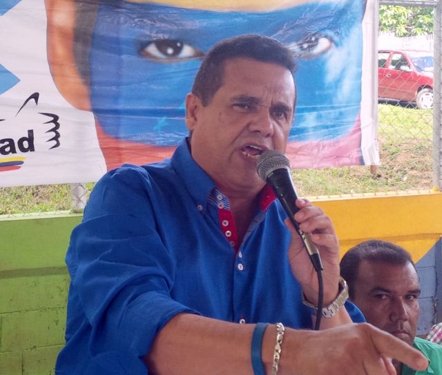 José Gregorio "Gollo" Martínez, alcalde del municipio Piar (sur del estado Bolívar).