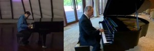 Maduro al piano, una burda copia de Vladimir Putin (videos)