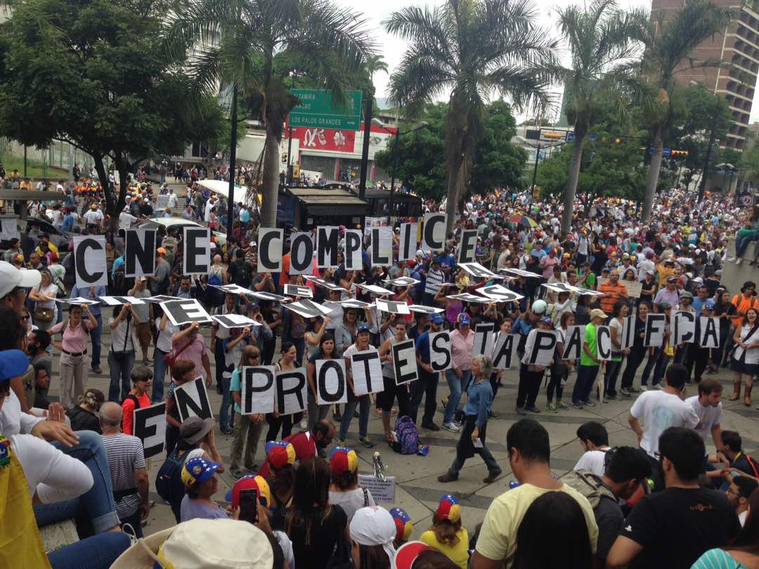 Dirigentes de VP denunciaron brutal represión durante manifestación de este #24May