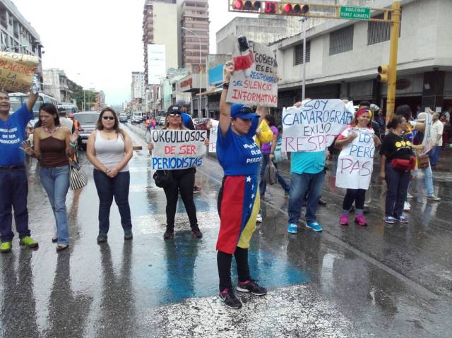 Protesta Av. Bolívar Carmen Elisa Pecorelli