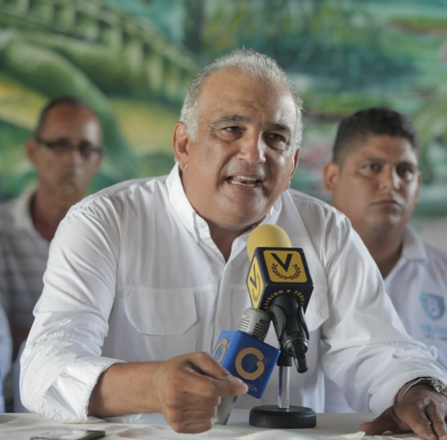 El coordinador de movimientos sociales de la Mesa de la Unidad Democrática en Bolívar, Raúl Yusef