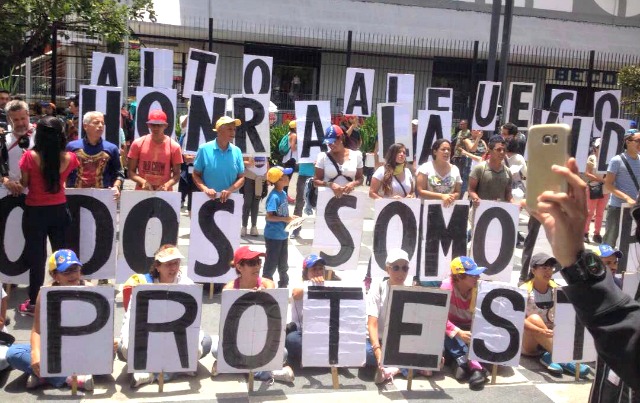 Foto: Arranca la marcha desde Chacaíto  / Cortesía