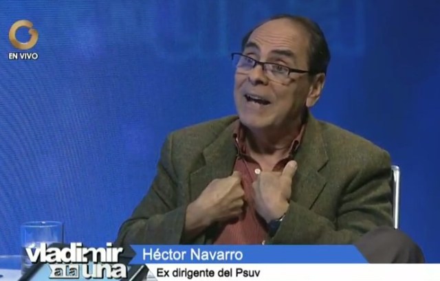 Héctor Navarro, ex ministro de Educación / Foto captura tv