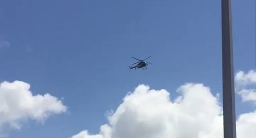 Helicóptero de la PNB sobrevuela el municipio Chacao #20May