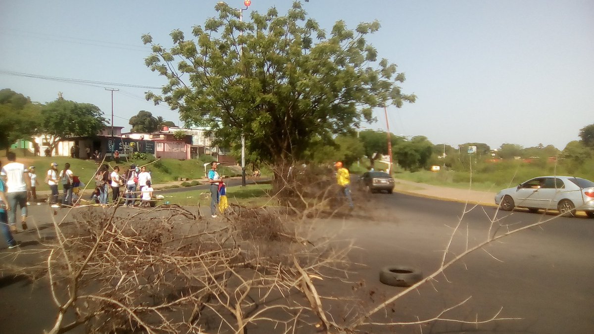 Protesta en San Félix por muerte de Augusto Puga