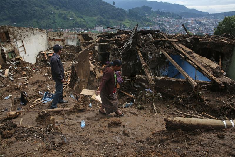 Lluvias en Guatemala dejan casi 20.000 afectados en las últimas 24 horas