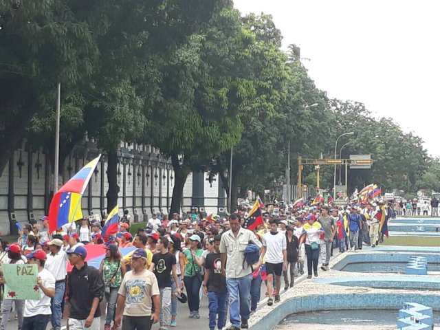 Foto: Así transcurre la protesta en Aragua / Carla Carrera Ortiz 