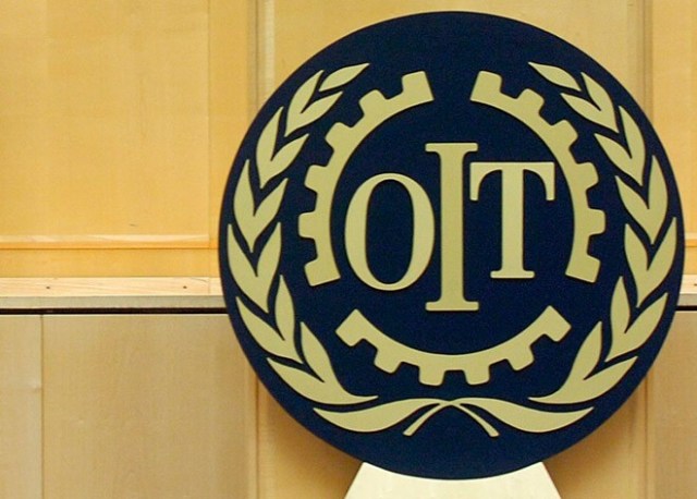 Logo de la OIT / Foto: AFP