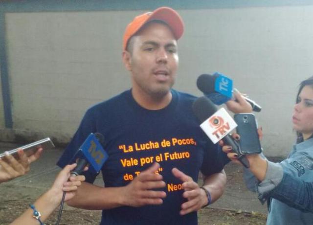 Rolman Rojas, coordinador de Voluntad Popular en el estado Aragua