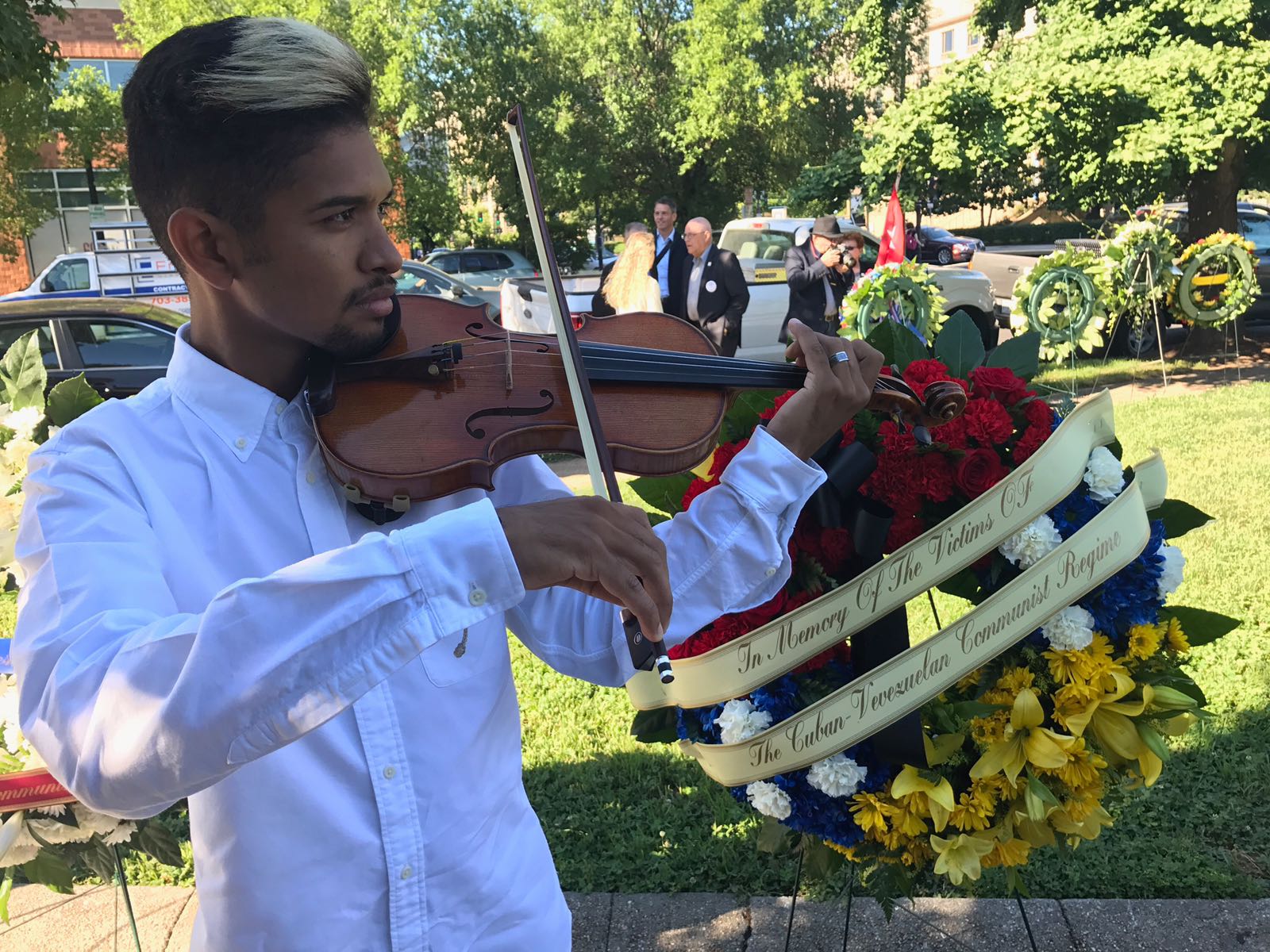 Wuilly Arteaga participó en homenaje a las víctimas del comunismo en EEUU (Fotos y Video)