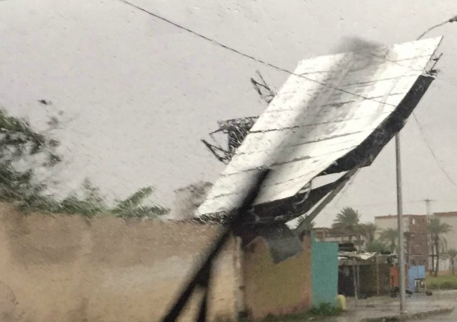 Así se registra el paso de la tormenta Bret por la península de Araya (fotos)