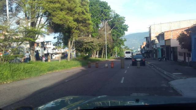 Foto: Protesta por escasez de gas doméstico en San Cristobal / Táchira News