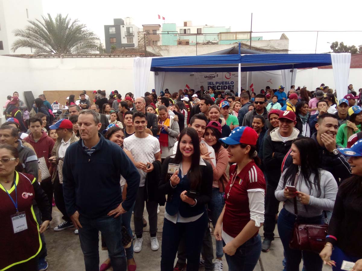 En Perú 19.267 venezolanos rechazaron la Constituyente de Maduro