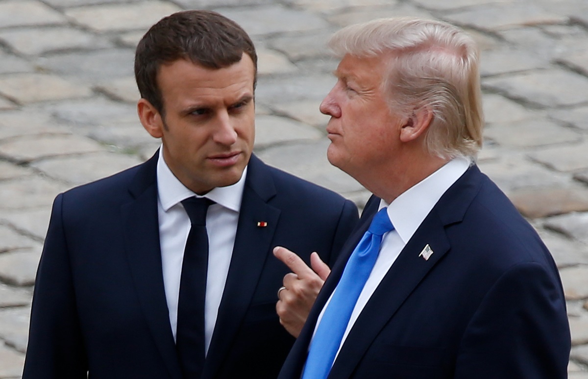 Trump recibirá en abril a Macron en la primera visita de Estado de su mandato