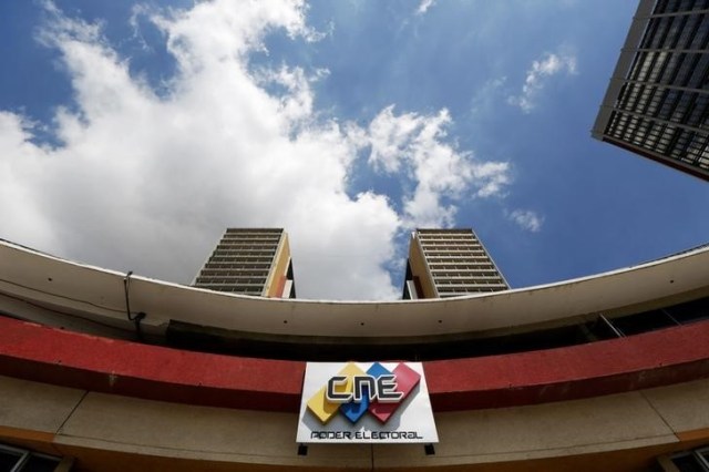 La sede del Consejo Nacional Electoral venezolano en Caracas, ago 11, 2016. REUTERS/Marco Bello