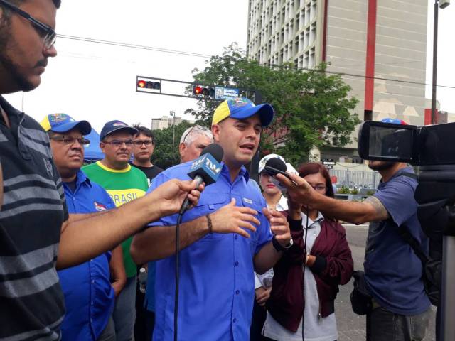 El presidente de la cámara municipal de Maracaibo, Leonardo Fernández