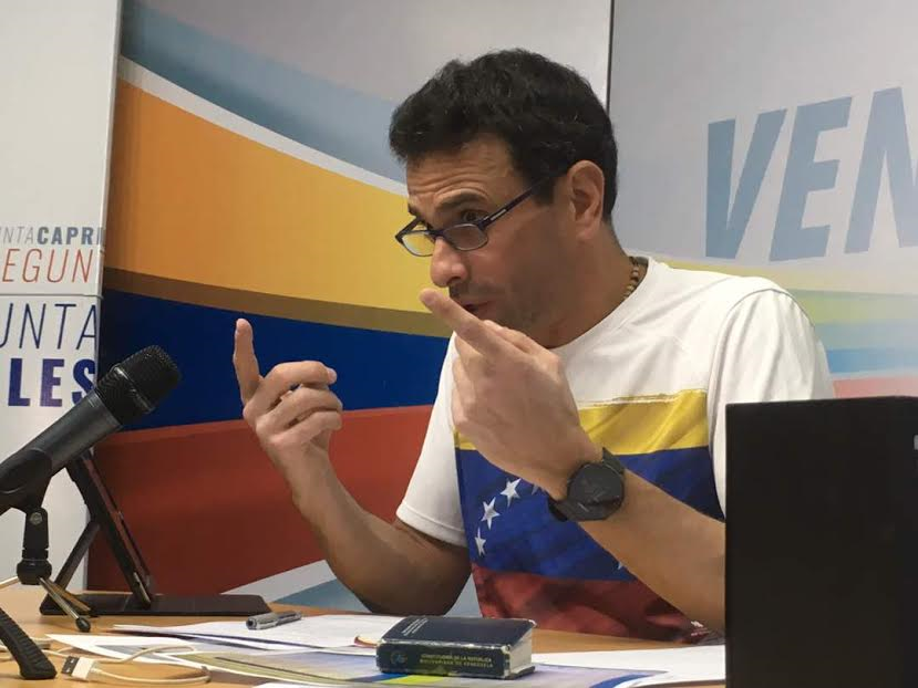 Capriles: El Aissami planificó la actuación de los paramilitares en la AN