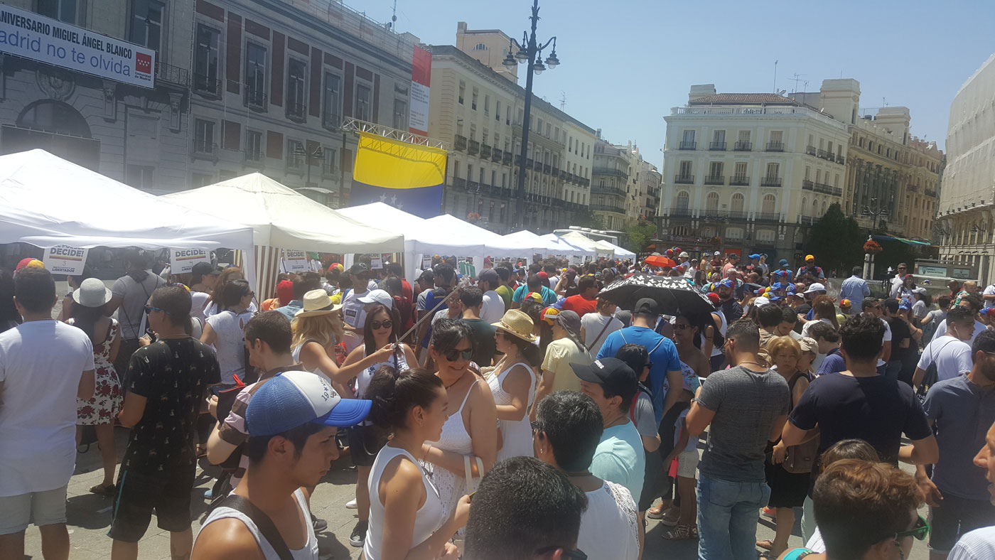 Madrid a las 2:00 pm: 16 mil 131 votos por el Sí