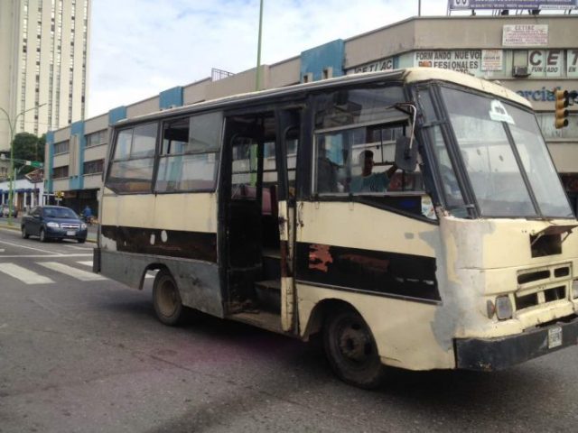 Foto: Transporte público sin pasajeros en Carabobo / El Impulso