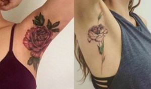 Increíbles tatuajes en la axila que se están convirtiendo en tendencia