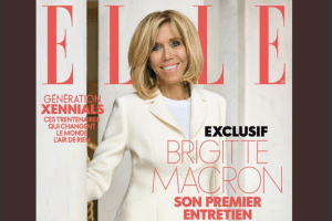 Revista Elle bate récord de ventas con Brigitte Macron en portada
