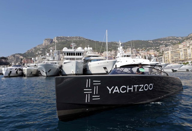 Luxury boats are seen during the Monaco Yacht show, one of the most prestigious pleasure boat show in the world, highlighting hundreds of yachts for the luxury yachting industry and welcomes 580 leading companies, in the port of Monaco, September 27, 2017. REUTERS/Eric Gaillard