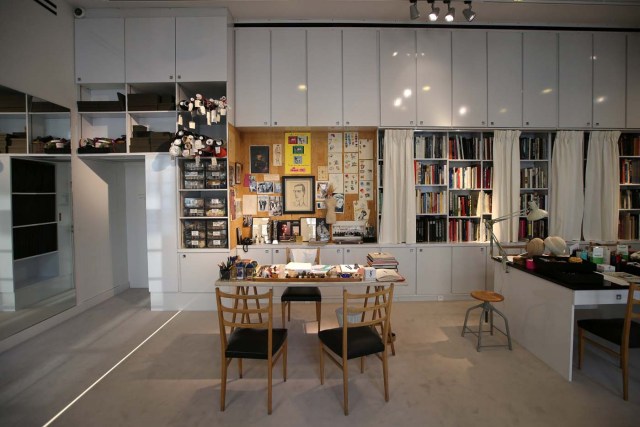 The Studio where all the collections where designed are seen at the Yves Saint Laurent Museum in Paris, France, September 27, 2017. The new museum, celebrating the life and work of French designer Yves Saint Laurent (1936-2008), will open at the avenue Marceau address of his former work studio for almost 30 years. Picture taken September 27, 2017. REUTERS/Stephane Mahe