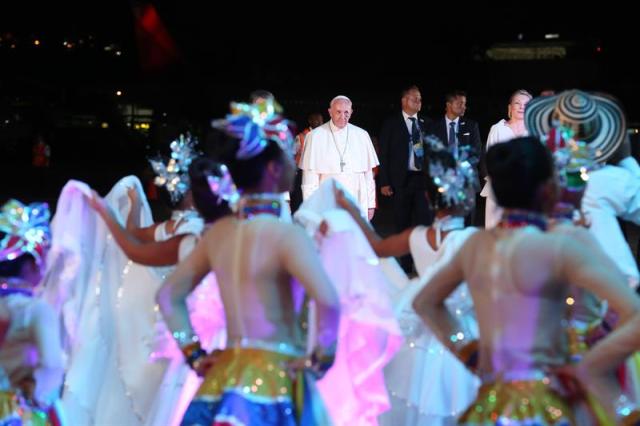 El papa Francisco se despide de Colombia tras su visita de cinco días (Foto: EFE)