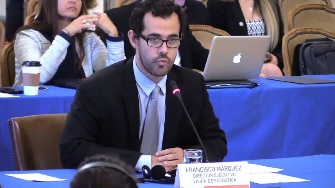 Francisco Márquez denuncia en la OEA a comisarios del Sebin que aplican torturas