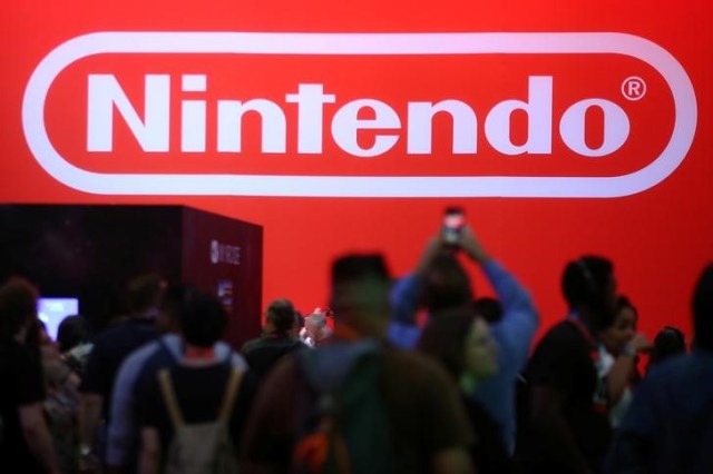 El logo de Nintendo, se ve en la conferencia de E3 de 2017. En Los Ángeles, California, Estados Unidos, 13 de junio de 2017. REUTERS/ Mike Blake