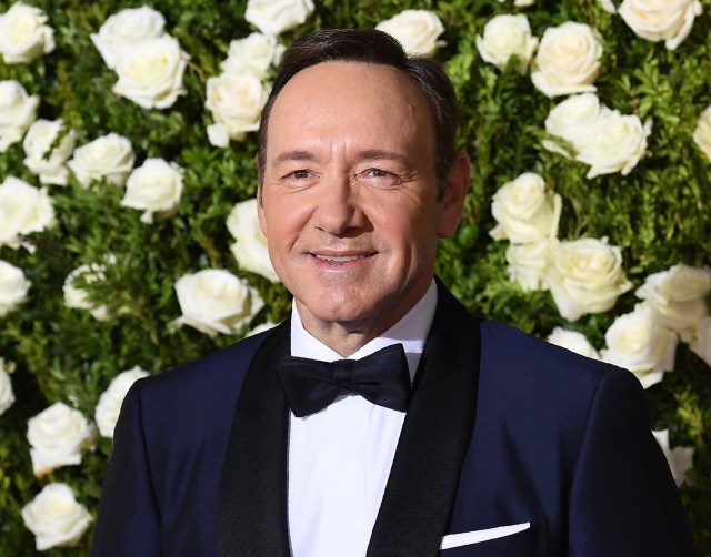 (FILES): This file photo taken on June 11, 2017 shows Kevin Spacey attending the 2017 Tony Awards - Red Carpet at Radio City Music Hall in New York City.  Kevin Spacey came out as gay early Monday, October 30, 2017 and apologized to actor Anthony Rapp, who accused the Hollywood star of making a sexual advance on him at a 1986 party when he was only 14 years old. Spacey's announcement, posted to his Twitter account at midnight, came after Rapp -- best known for being part of the original cast of Broadway hit "Rent" -- made the accusation in an interview with Buzzfeed News.  / AFP PHOTO / ANGELA WEISS