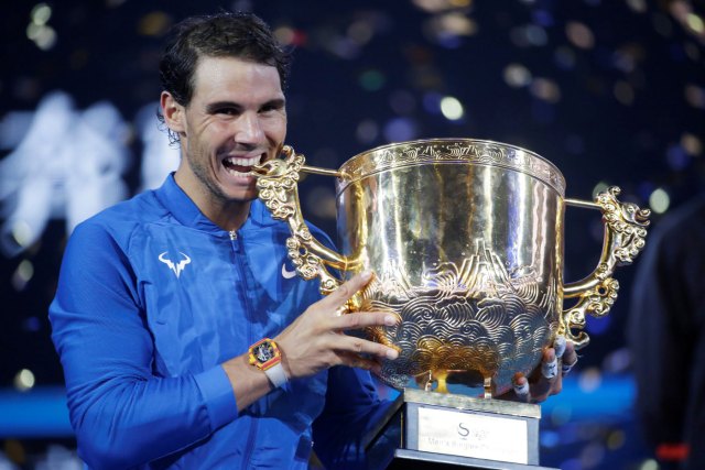 Nadal celebra su victoria. Reuters