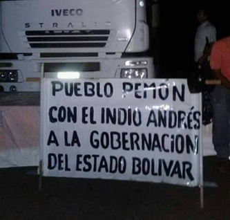 Comunidad indígena de la Gran Sabana protestan por fraude electoral en Bolívar