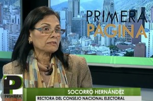 Socorro Hernández dice que reubicación de centros de votación estaba prevista